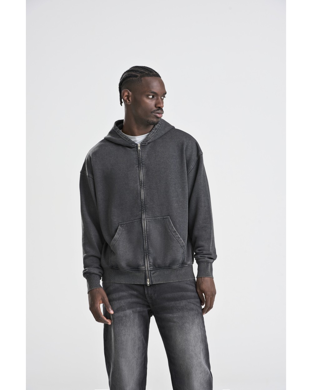 Sweaters & hoodies AWDIS VINTAGE WASHED ZOODIE voor bedrukking &amp; borduring