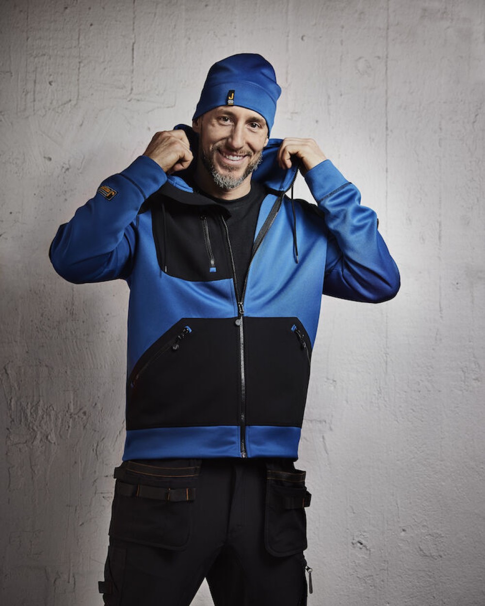 Jassen JOBMAN 5303 Hoodie Spun Dye voor bedrukking &amp; borduring