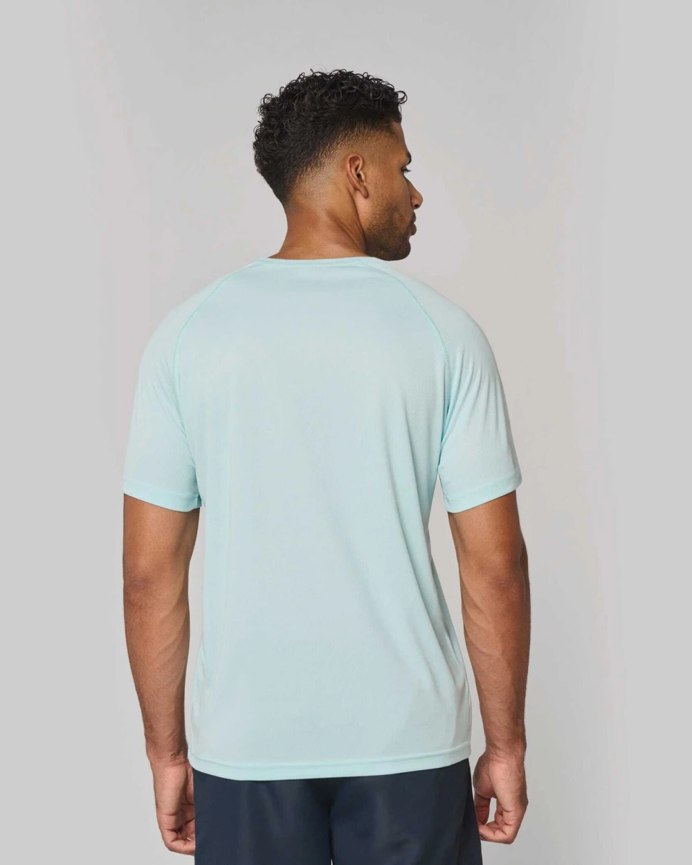 T-shirts PROACT Gerecycled herensport-T-shirt met ronde hals voor bedrukking &amp; borduring