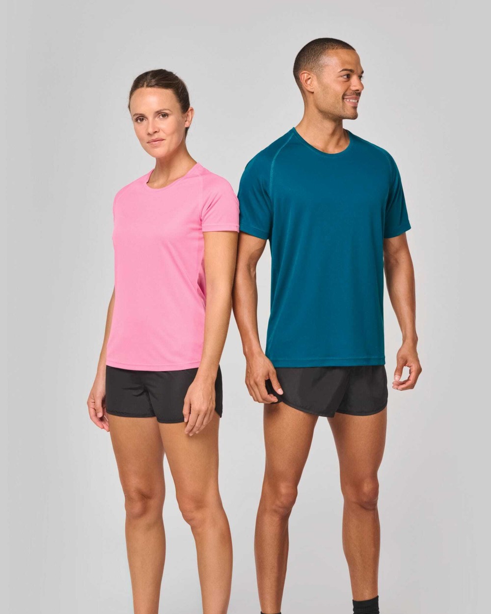 T-Shirts personnalisable PROACT T-shirt de sport à col rond recyclé homme