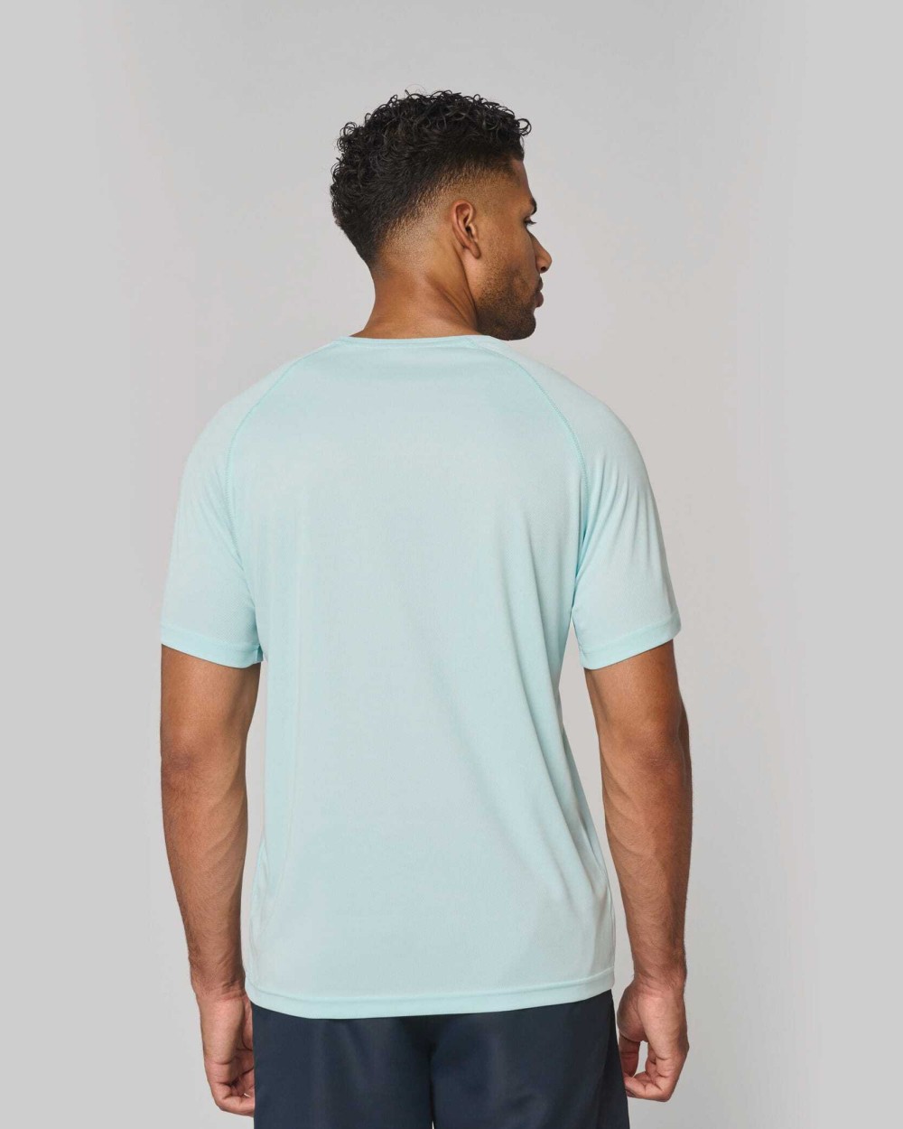 T-shirts PROACT Gerecycled herensport-T-shirt met ronde hals voor bedrukking &amp; borduring