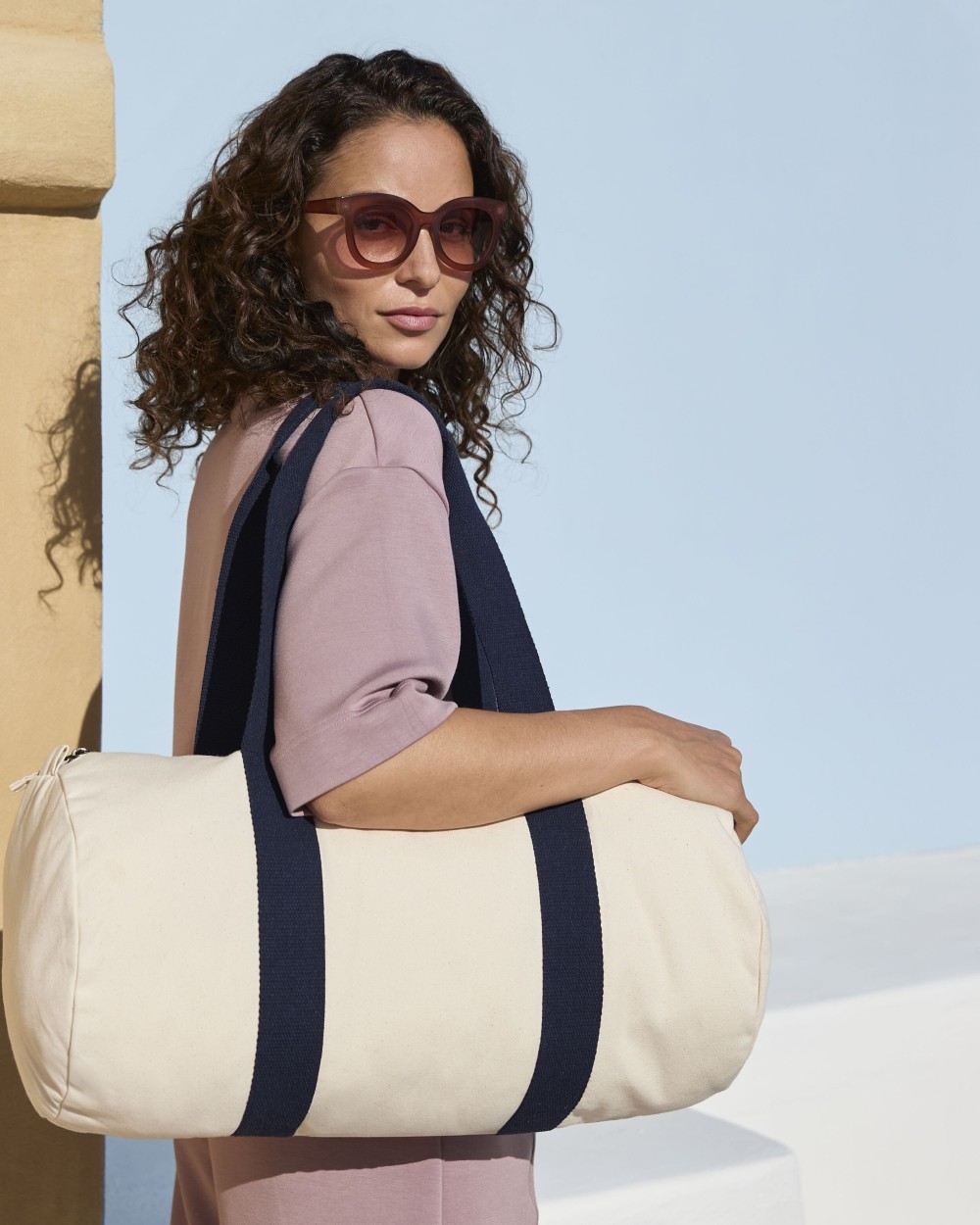 Tassen & Zakken WESTFORDMILL EARTHAWARE® ORGANIC BARREL BAG voor bedrukking &amp; borduring