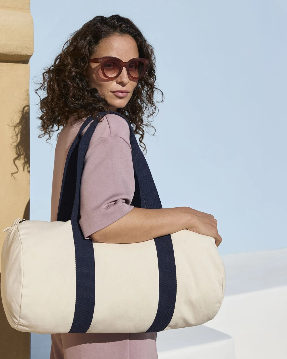 WESTFORDMILL EARTHAWARE® ORGANIC BARREL BAG Taschen personalisierbar