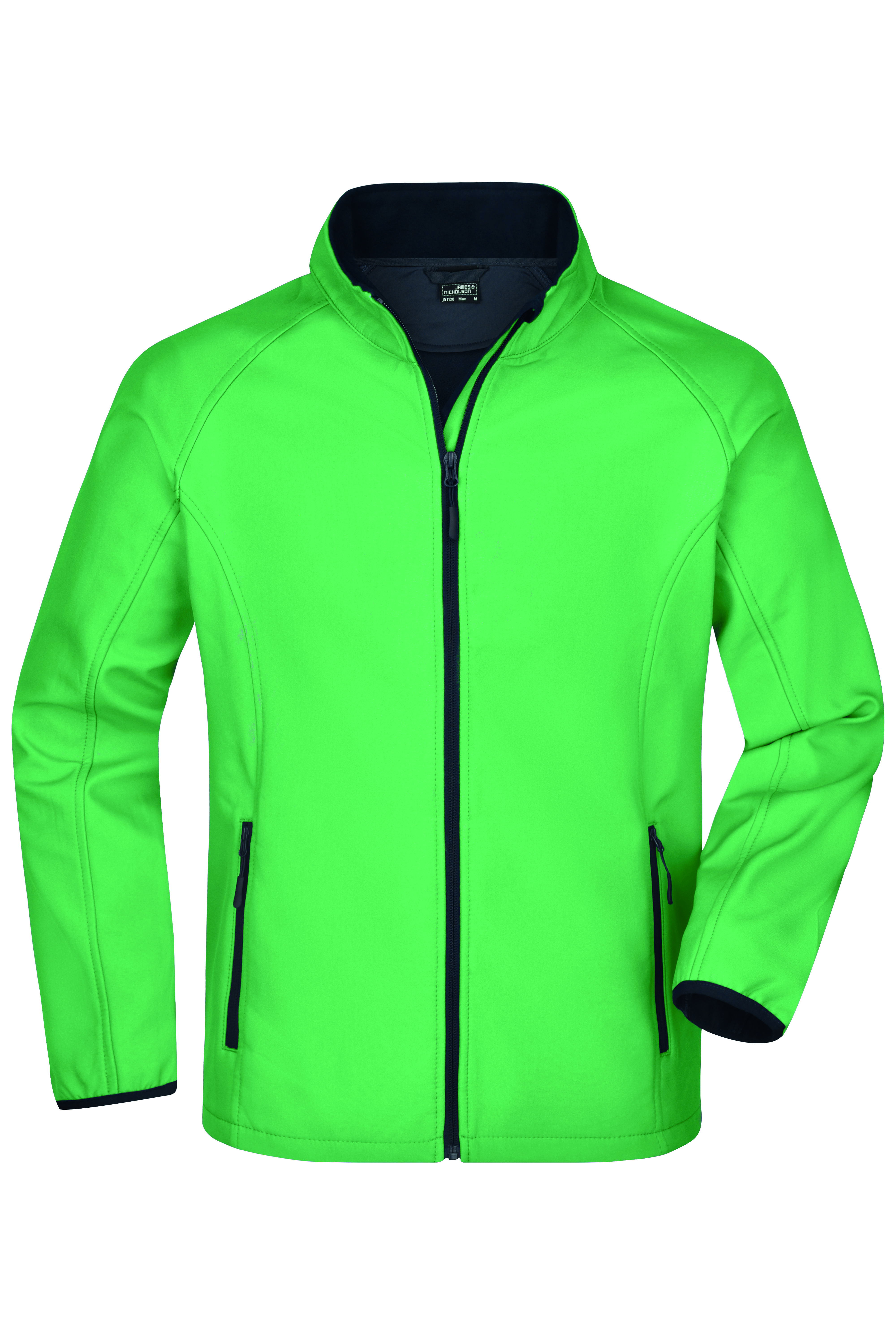 Softshells JAMES & NICHOLSON Men`s Promo Softshell Jacket voor bedrukking &amp; borduring