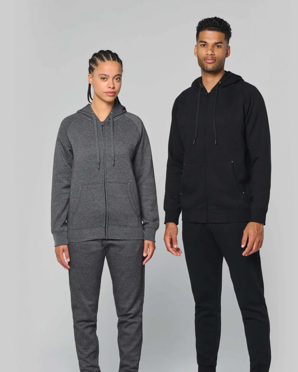 Sweaters & hoodies PROACT Unisex sweatvest met capuchon voor bedrukking &amp; borduring