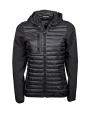 Jassen TEE JAYS WOMENS HOODED CROSSOVER JACKET voor bedrukking &amp; borduring