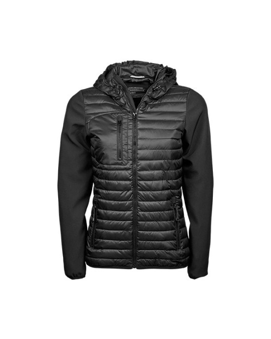 Vestes personnalisable Tee Jays WOMENS HOODED CROSSOVER JACKET