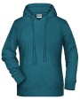 Sweaters & hoodies JAMES & NICHOLSON Ladies` Hoody voor bedrukking &amp; borduring