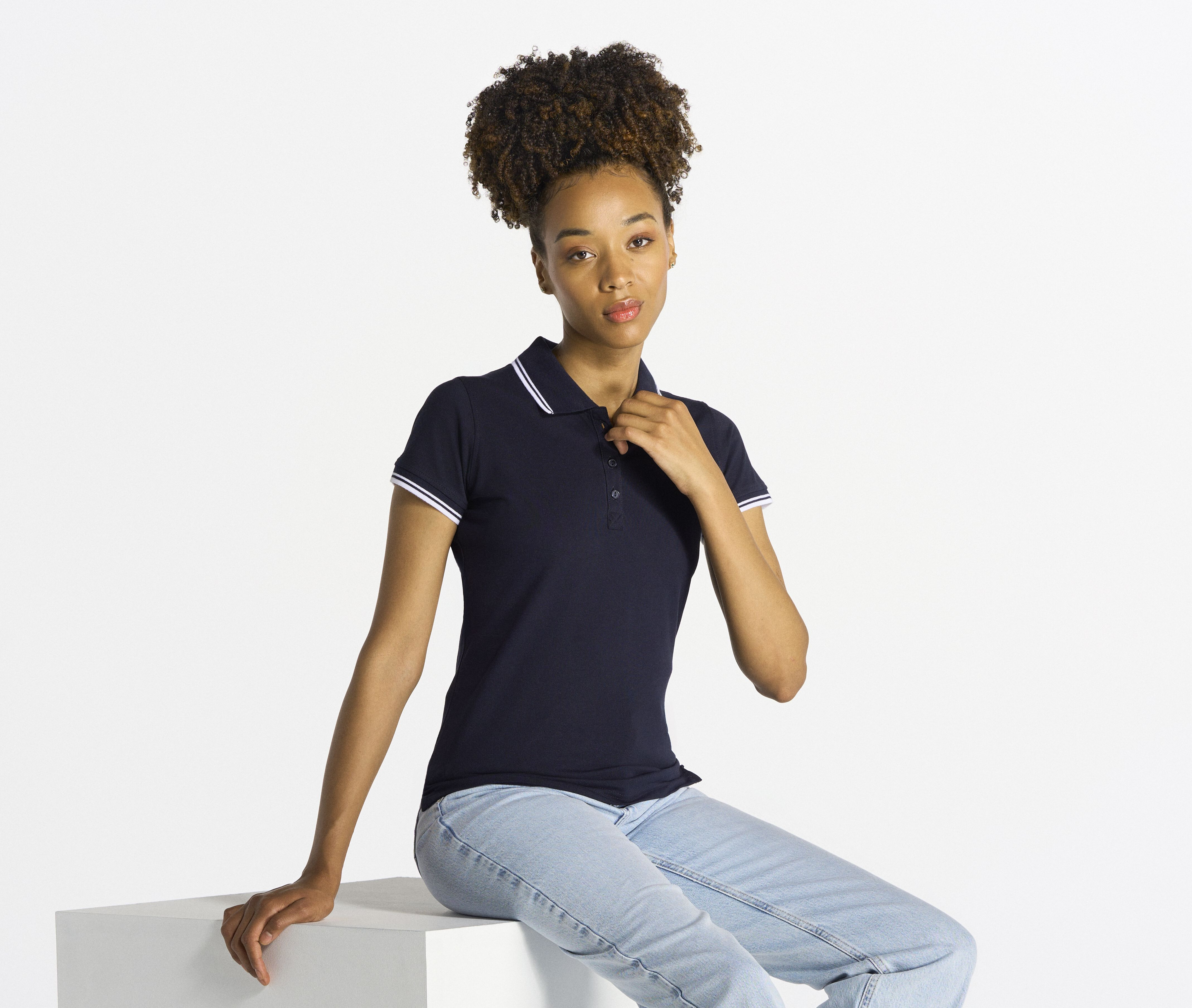 Polos personnalisable JHK LADY REGULAR POLO