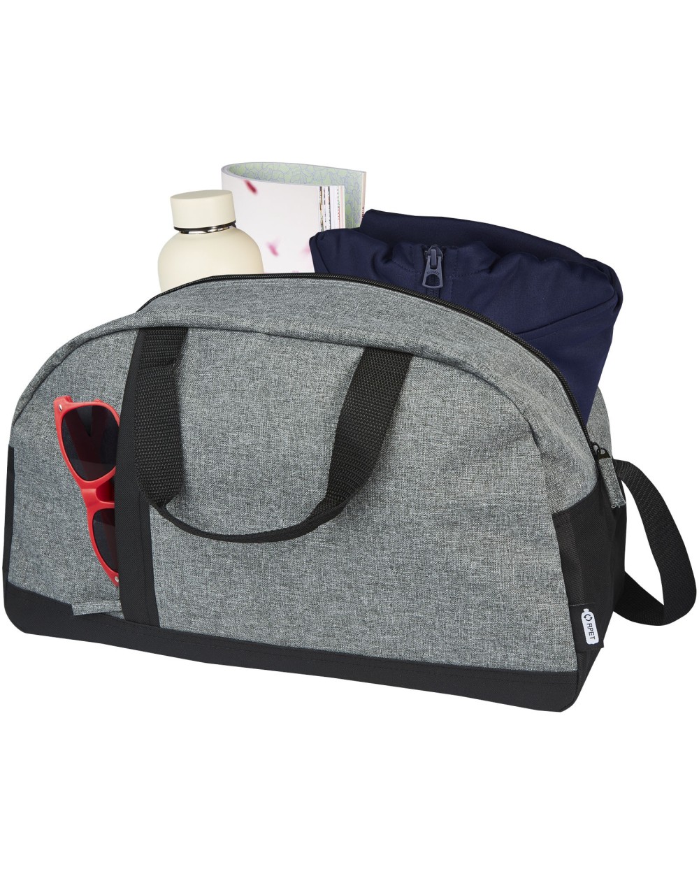 Tassen & Zakken 4DO Reclaim GRS gerecyclede tweekleurige sportieve duffelbag 21 L voor bedrukking &amp; borduring