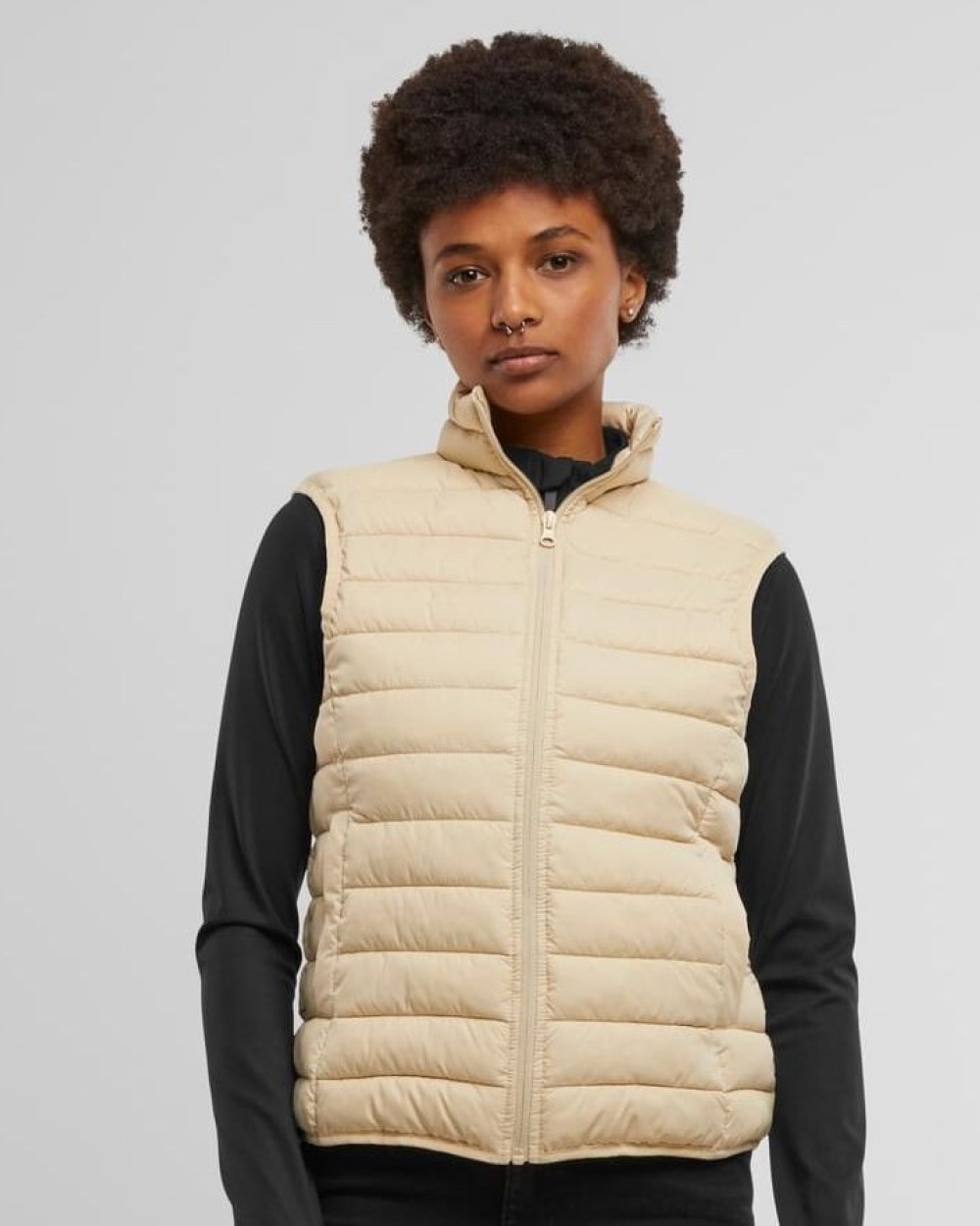 Jassen NEW MORNING STUDIOS LADIES LIGHT PUFFER VEST voor bedrukking &amp; borduring