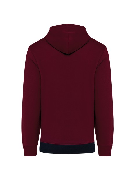 KARIBAN Sweat-shirt tricolore à capuche unisexe /api/colors/1398f39d-1f80-42ed-bfc6-3e4b024ff416 personnalisable