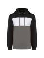 KARIBAN Sweat-shirt tricolore à capuche unisexe /api/colors/d309548c-c170-4042-81d7-c648674aa37a personnalisable
