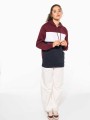 Sweat-shirts à personnaliser KARIBAN Sweat-shirt tricolore à capuche unisexe 