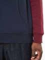 Sweat-shirts à personnaliser KARIBAN Sweat-shirt tricolore à capuche unisexe 