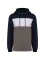 KARIBAN Sweat-shirt tricolore à capuche unisexe /api/colors/e2bb8d7d-ad8b-4750-9c01-bd2b0dd1d478 personnalisable