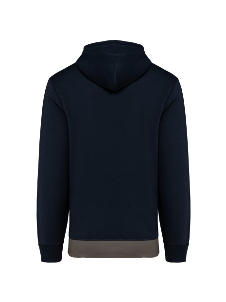 KARIBAN Sweat-shirt tricolore à capuche unisexe /api/colors/e2bb8d7d-ad8b-4750-9c01-bd2b0dd1d478 personnalisable