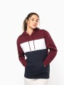 Sweat-shirts à personnaliser KARIBAN Sweat-shirt tricolore à capuche unisexe 