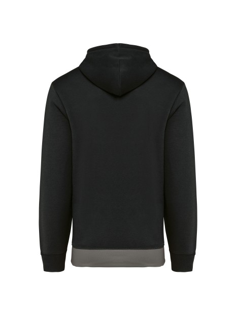 KARIBAN Sweat-shirt tricolore à capuche unisexe /api/colors/d309548c-c170-4042-81d7-c648674aa37a personnalisable