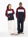 Sweat-shirts à personnaliser KARIBAN Sweat-shirt tricolore à capuche unisexe 