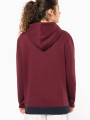 Sweat-shirts à personnaliser KARIBAN Sweat-shirt tricolore à capuche unisexe 