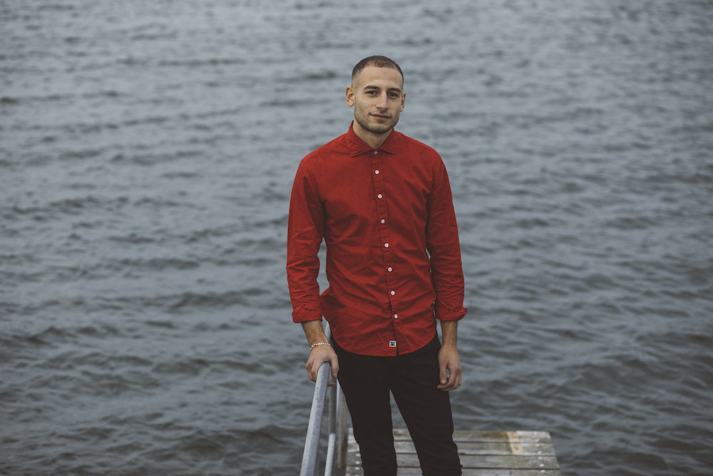 Hemden COTTOVER SHIRT TWILL SLIM FIT MAN - GOTS GECERTIFICEERD voor bedrukking &amp; borduring