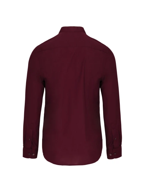 KARIBAN Chemise col mao manches longues /api/colors/3f4410b9-f80f-412a-9aa8-9260cc84003d personnalisable