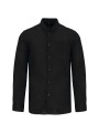 KARIBAN Chemise col mao manches longues /api/colors/b9fdad4a-5e94-45cb-8c03-c08b349b28c3 personnalisable