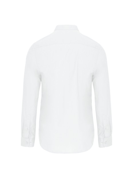 KARIBAN Chemise col mao manches longues /api/colors/7a92cd2d-10d2-40b4-928b-296bb7487506 personnalisable