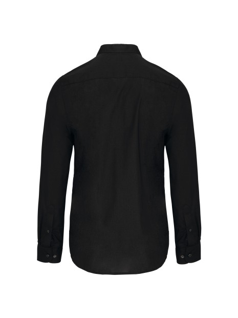 KARIBAN Chemise col mao manches longues /api/colors/b9fdad4a-5e94-45cb-8c03-c08b349b28c3 personnalisable