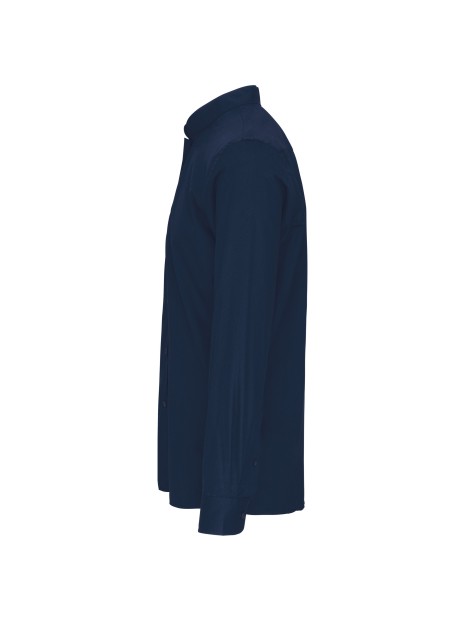 KARIBAN Chemise col mao manches longues /api/colors/b68891a9-1d28-4f7a-8deb-775c45027afd personnalisable