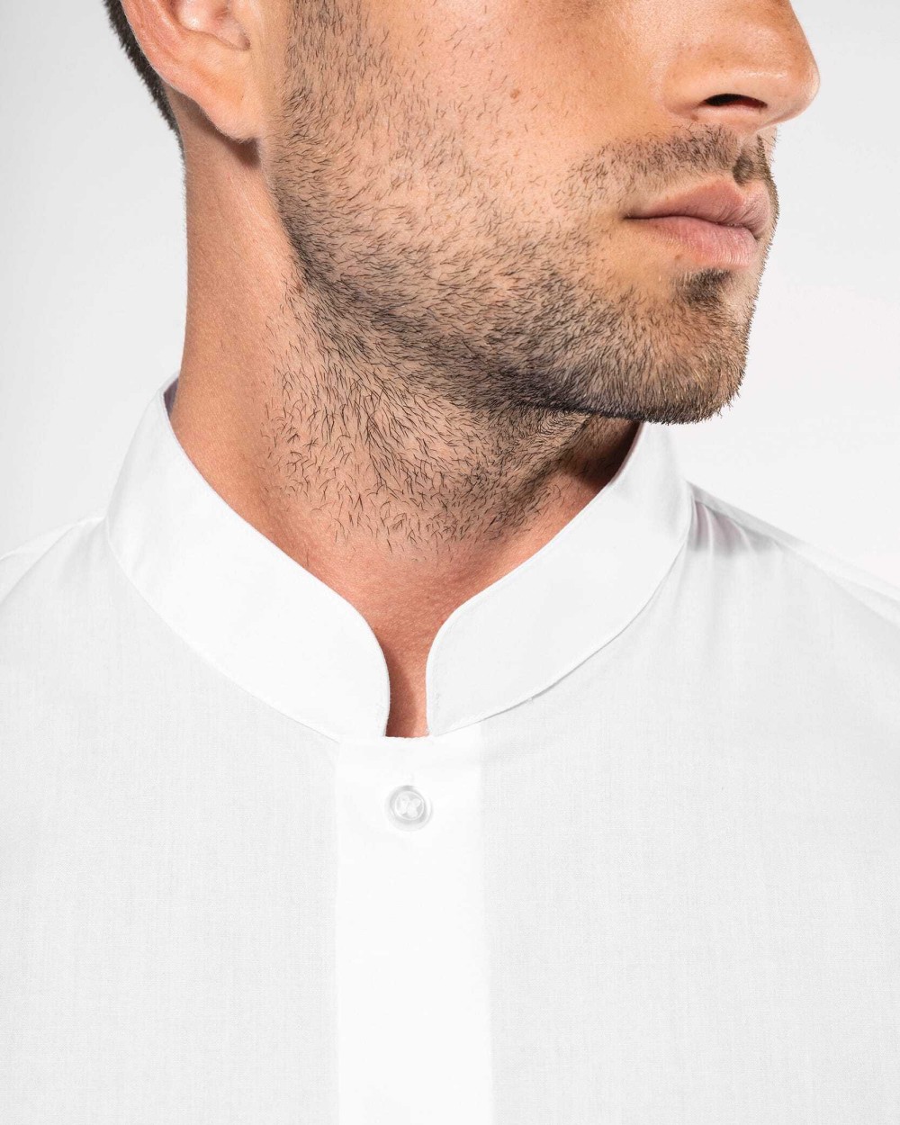 Chemises personnalisable KARIBAN Chemise col mao manches longues