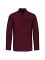 KARIBAN Chemise col mao manches longues /api/colors/3f4410b9-f80f-412a-9aa8-9260cc84003d personnalisable