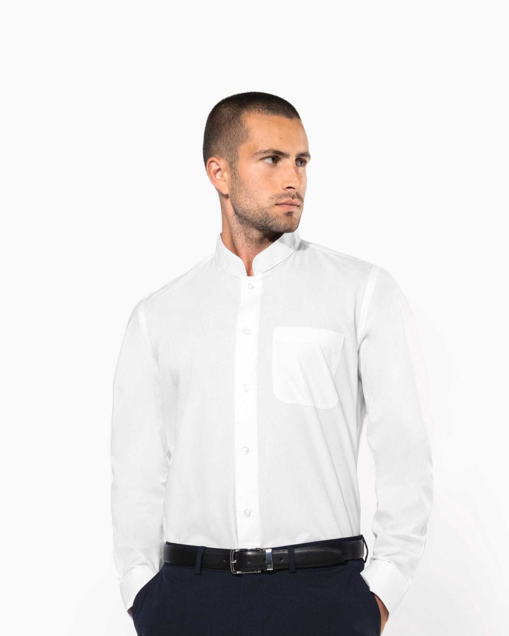 Chemises personnalisable KARIBAN Chemise col mao manches longues