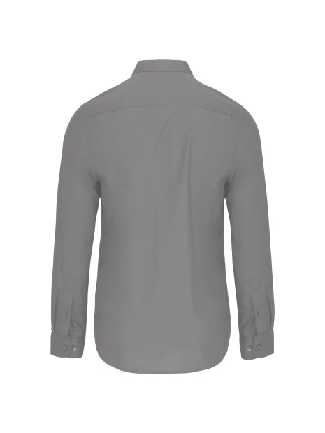 KARIBAN Chemise col mao manches longues /api/colors/12080c85-8950-461d-af35-871f7cb95d1d personnalisable