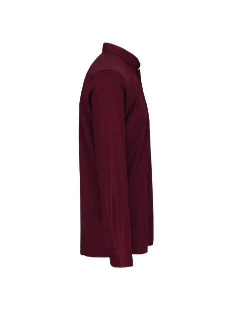 KARIBAN Chemise col mao manches longues /api/colors/3f4410b9-f80f-412a-9aa8-9260cc84003d personnalisable