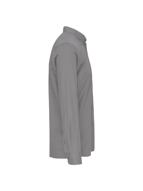 KARIBAN Chemise col mao manches longues /api/colors/12080c85-8950-461d-af35-871f7cb95d1d personnalisable