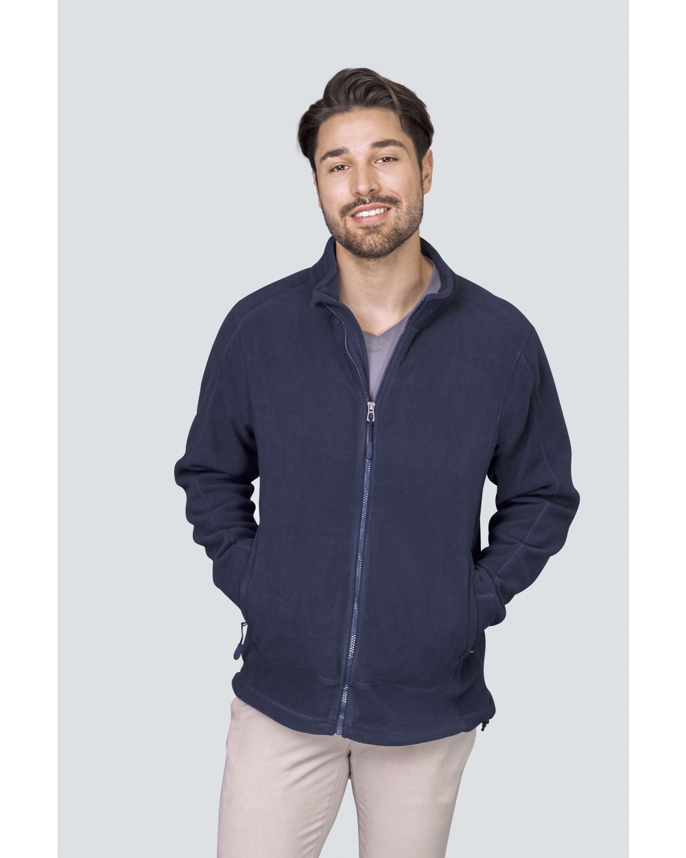 Laines polaires personnalisable HRM Men´s Full- Zip Fleece Jacket
