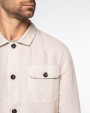 Chemises personnalisable SPASSO Surchemise délavée en lin homme