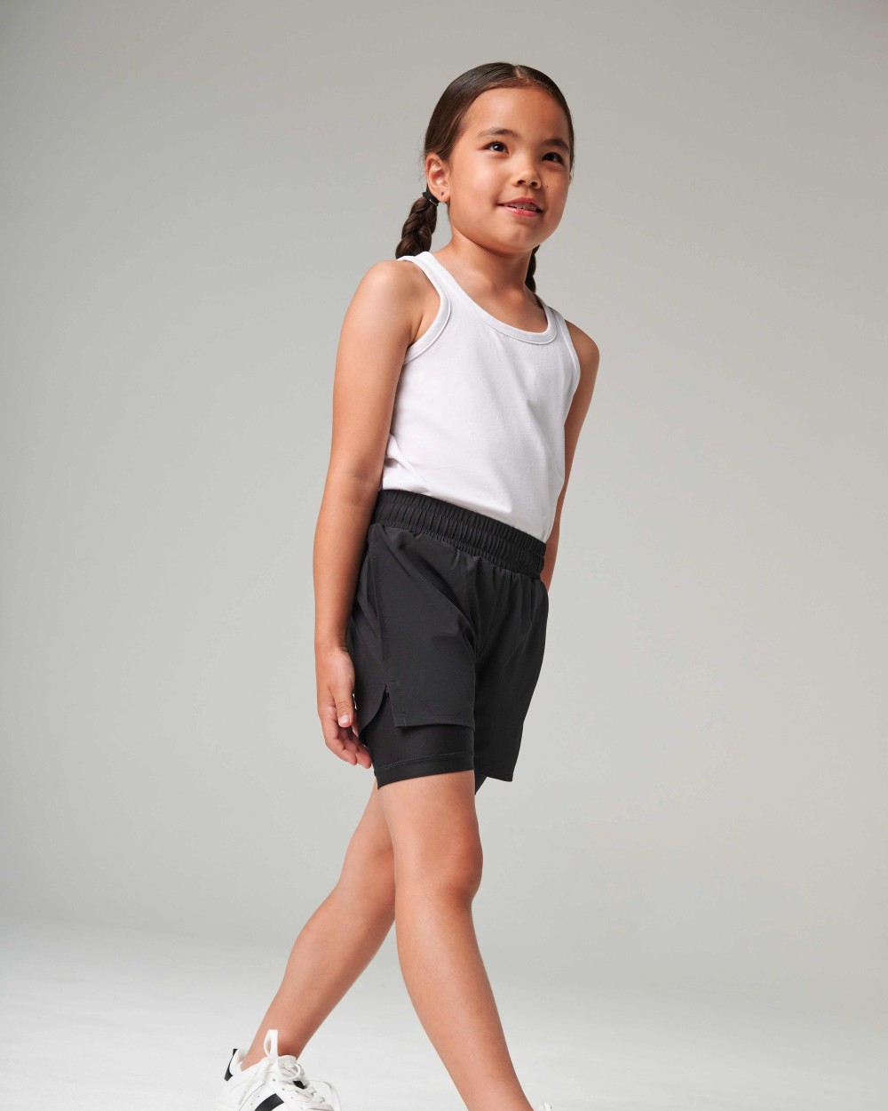 Bermudas & Shorts personnalisable TOMBO Short de sport double couche pour enfants