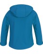 Softshells B&C Kids' Softshell met capuchon voor bedrukking &amp; borduring