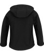Softshells B&C Kids' Softshell met capuchon voor bedrukking &amp; borduring