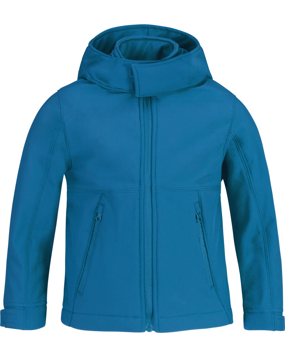 B&C Kinder Softshell-Kapuzenjacke Softshells personalisierbar