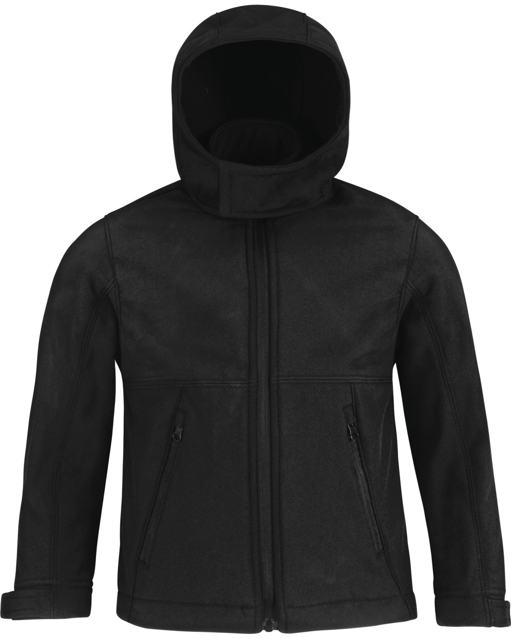 Softshells B&C Kids' Softshell met capuchon voor bedrukking &amp; borduring