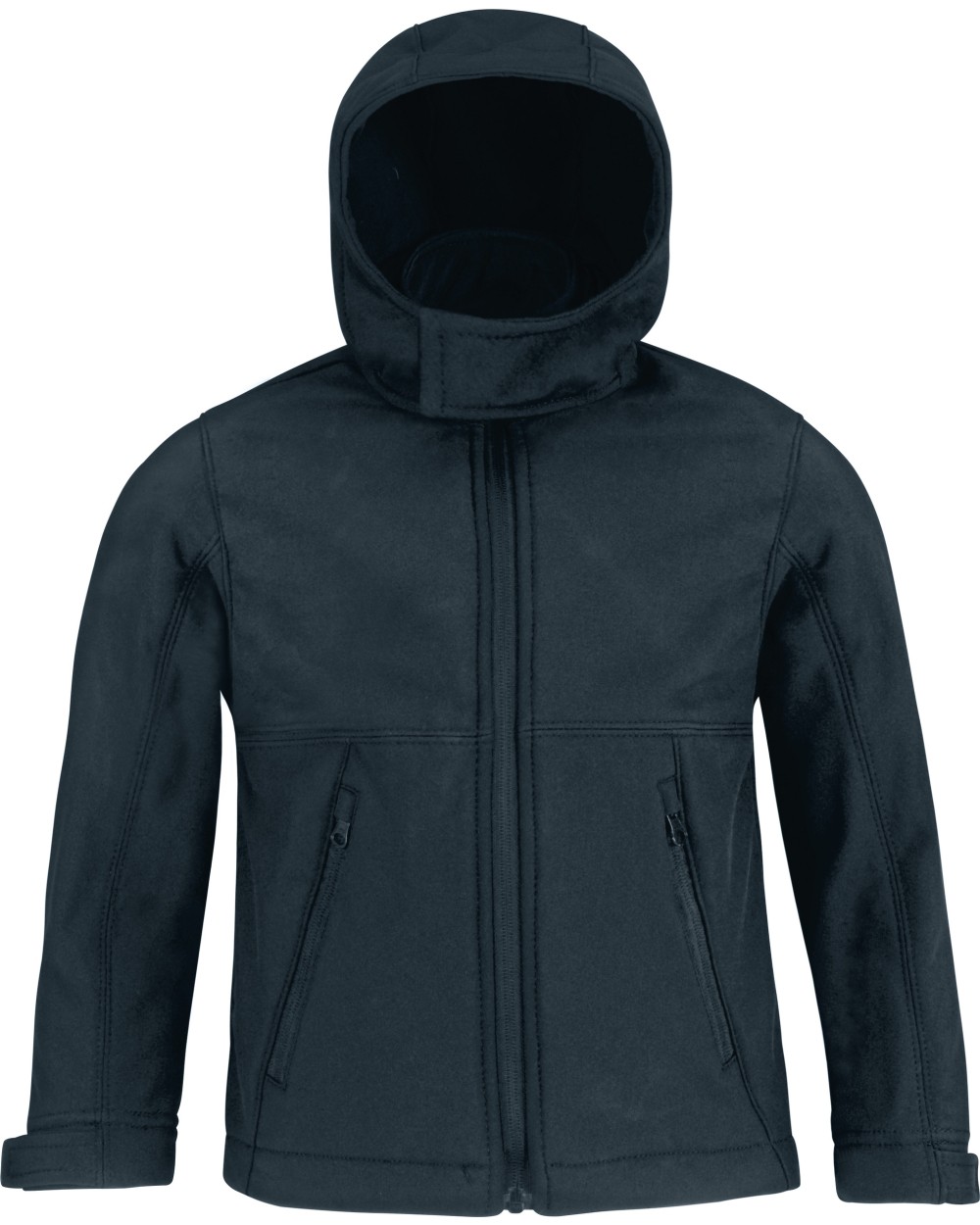 Softshells B&C Kids' Softshell met capuchon voor bedrukking &amp; borduring