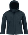 Softshells B&C Kids' Softshell met capuchon voor bedrukking &amp; borduring