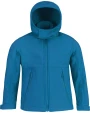 Softshells B&C Kids' Softshell met capuchon voor bedrukking &amp; borduring