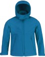 Softshells B&C Kids' Softshell met capuchon voor bedrukking &amp; borduring