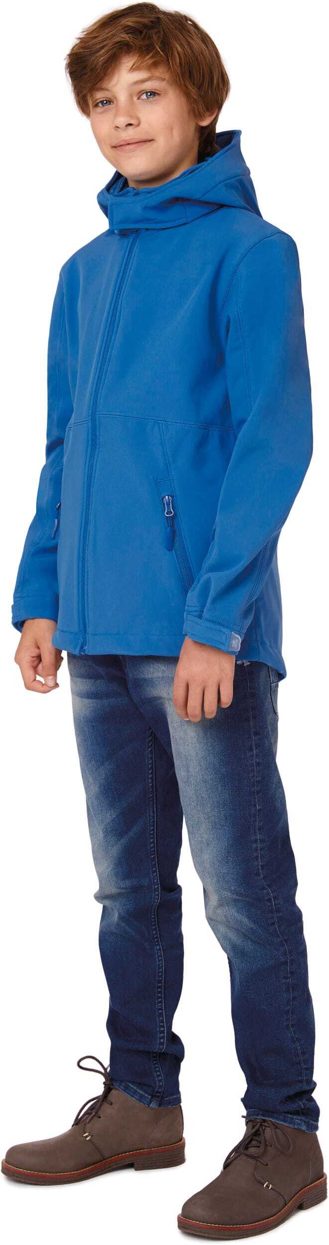 Softshells personnalisable B&C Veste softshell capuche enfant