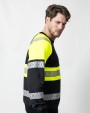 JOBMAN 5225 Sweatshirt Hi-Vis mit durchgehendem Reißverschluss Sweatshirts personalisierbar